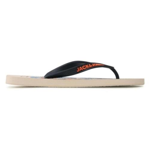 Jack & Jones Navy Blazer Flip flops Blue, Herr