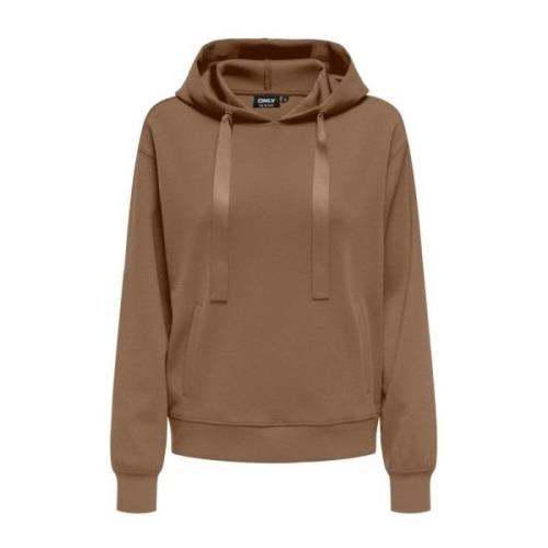 Only Stilren Sweatshirt Brown, Dam