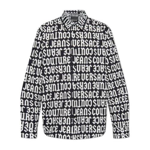 Versace Jeans Couture Skjorta med logotyp Black, Herr