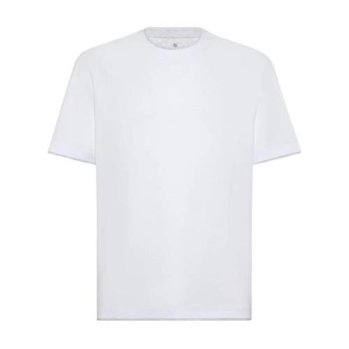 Brunello Cucinelli T-Shirts White, Herr