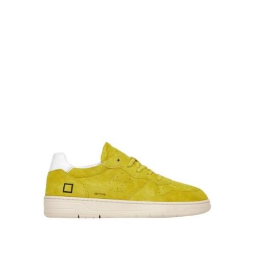 D.a.t.e. Gula Lädersneakers Yellow, Herr