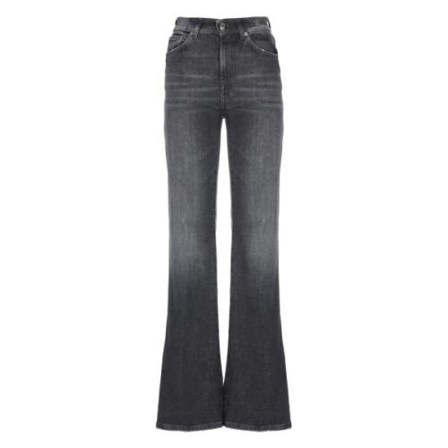 Dondup Svarta Amber Jeans Byxor Black, Dam