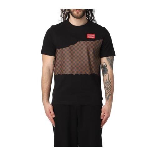 Sprayground Kortärmad Bomullst-shirt Black, Herr