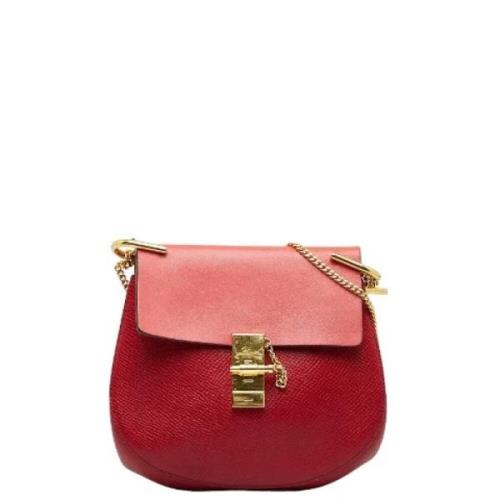 Chloé Pre-owned Pre-owned Laeder crossbodyvskor Red, Dam