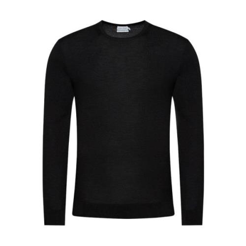 Calvin Klein Merino Crew Neck Jumper Black, Herr