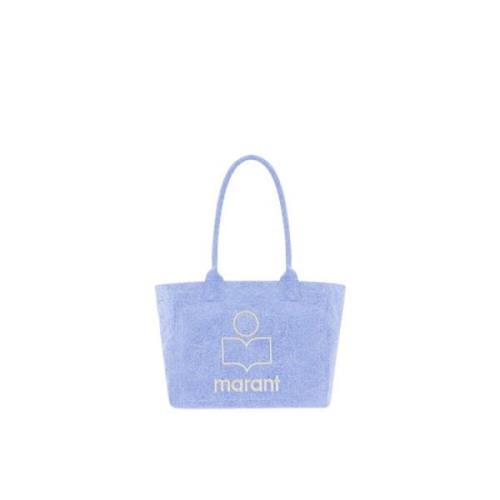 Isabel Marant Yenky Zipped Tote Väska Blue, Dam