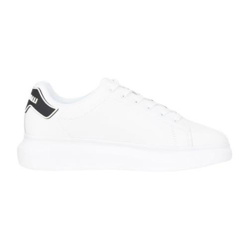 Just Cavalli Vita Sneakers med Logohäl White, Herr