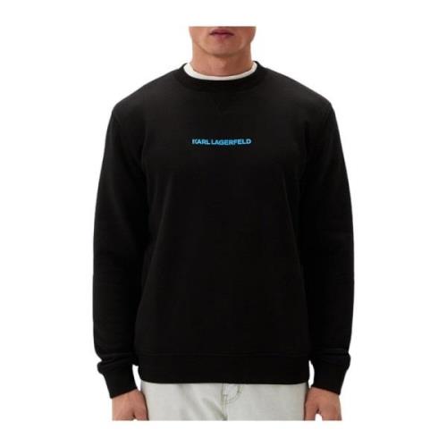 Karl Lagerfeld Svart Sweat Crewneck 705404-543910 Black, Herr