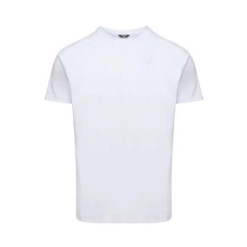 K-Way Kortärmad Herr T-shirt White, Herr