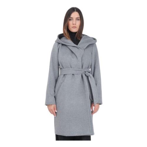 Max Mara Grå Ullrock Newmang Stil Gray, Dam