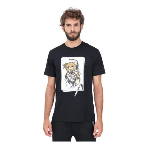 Moschino Teddy Bear T-shirt Black, Herr