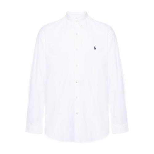 Polo Ralph Lauren Broderad Pony Vit Skjorta White, Herr