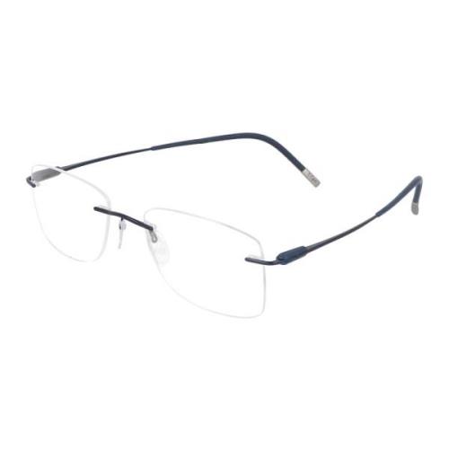 Silhouette Titanium Square Frame Glasses White, Unisex