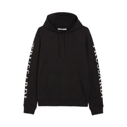 Trussardi Hoodies Black, Herr