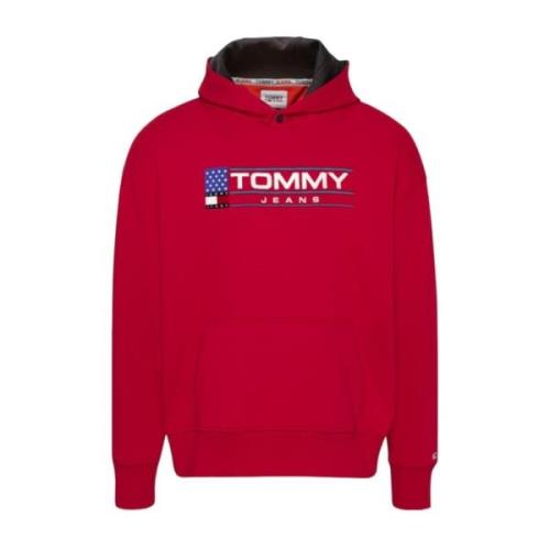 Tommy Jeans Herrhoodie RLX Modern Sport Red, Herr