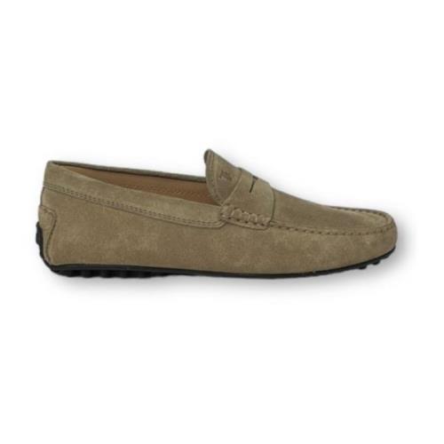 Tod's City Gommino Moccasins Beige, Herr