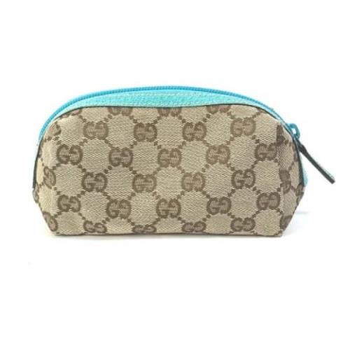 Gucci Vintage Pre-owned Canvas gucci-vskor Beige, Dam