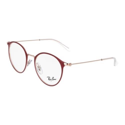 Ray-Ban Runda Metallbågar Glasögon Red, Unisex