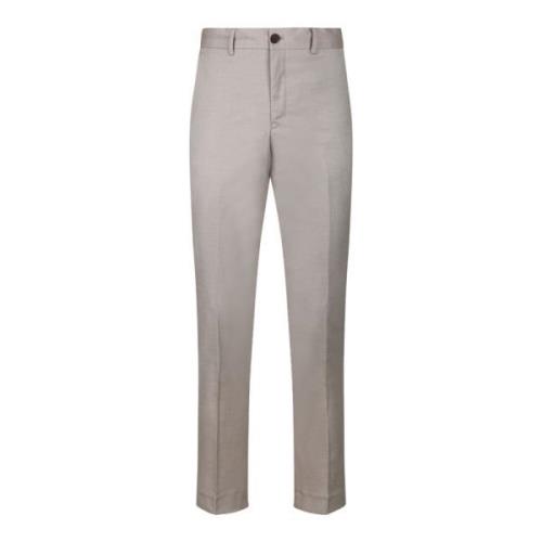 Selected Homme Chino Byxor Rak Passform Dragkedja Beige, Herr