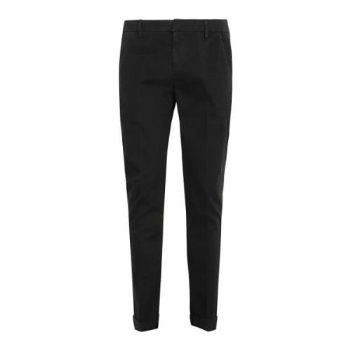 Dondup Gabardine Gaubert Byxor Black, Herr