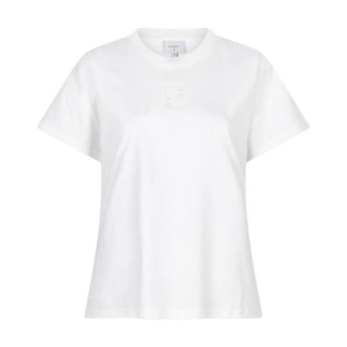 Dante 6 Casual Logo Tee i Mjölkvit White, Dam