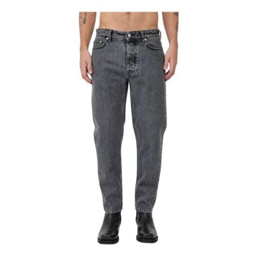 Won Hundred Löst Sittande Mid Waist Jeans Gray, Herr