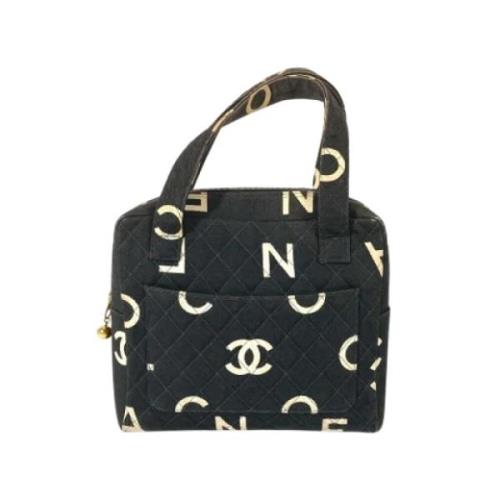 Chanel Vintage Pre-owned Tyg chanel-vskor Black, Dam