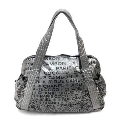 Chanel Vintage Pre-owned Tyg chanel-vskor Gray, Dam