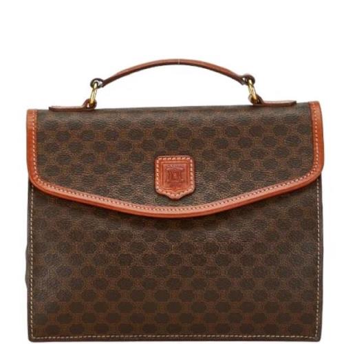 Celine Vintage Pre-owned Canvas portfljer Brown, Dam