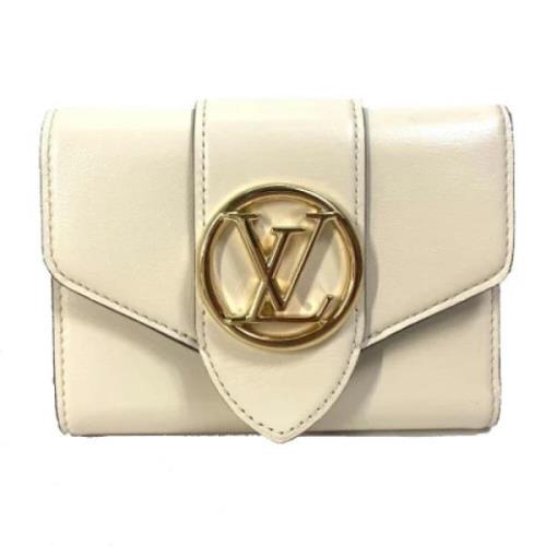 Louis Vuitton Vintage Pre-owned Laeder plnbcker White, Dam