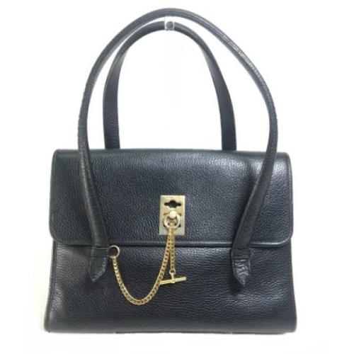 Celine Vintage Pre-owned Laeder handvskor Black, Dam