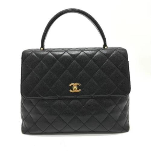 Chanel Vintage Pre-owned Laeder chanel-vskor Black, Dam