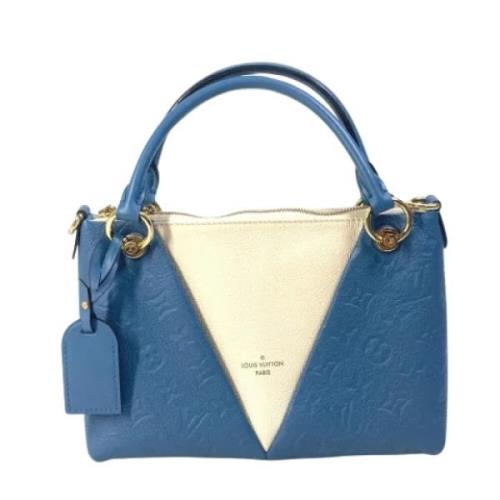 Louis Vuitton Vintage Pre-owned Tyg louis-vuitton-vskor Blue, Dam