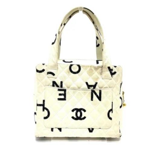 Chanel Vintage Pre-owned Bomull chanel-vskor White, Dam