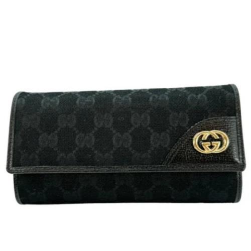 Gucci Vintage Pre-owned Canvas plnbcker Black, Unisex