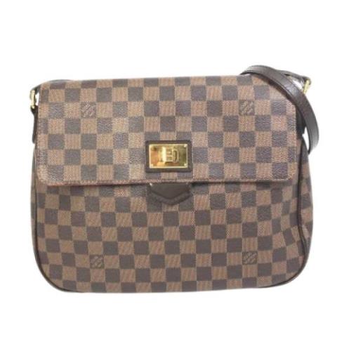 Louis Vuitton Vintage Pre-owned Tyg louis-vuitton-vskor Brown, Dam