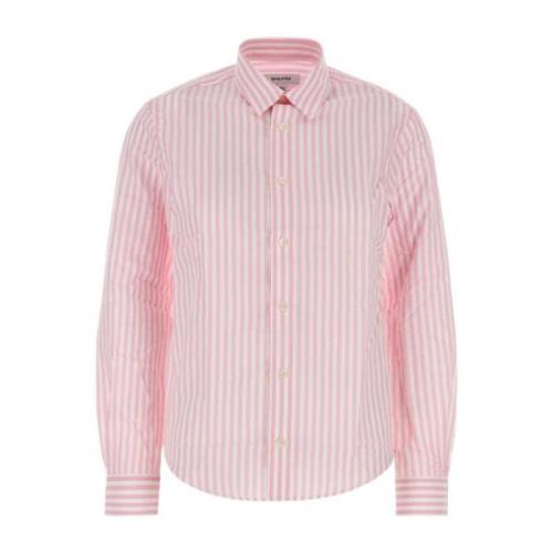 Sporty & Rich Broderad Poplin Skjorta Pink, Dam