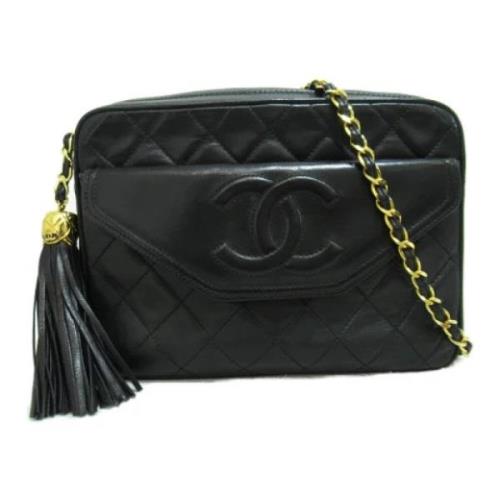 Chanel Vintage Pre-owned Laeder chanel-vskor Black, Dam