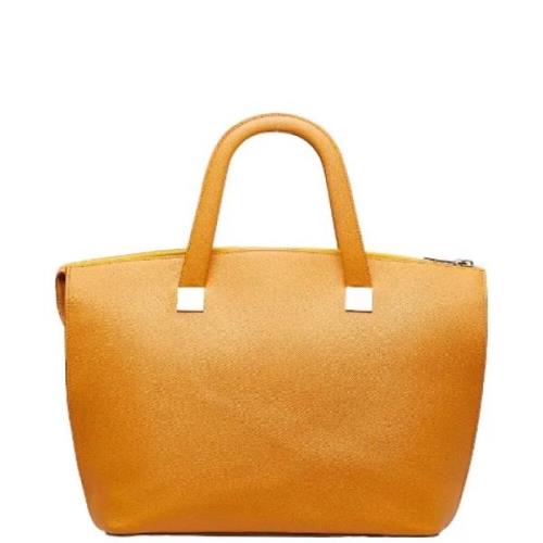 Celine Vintage Pre-owned Laeder handvskor Orange, Dam