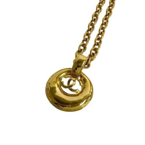 Chanel Vintage Pre-owned Guld chanel-smycken Yellow, Dam