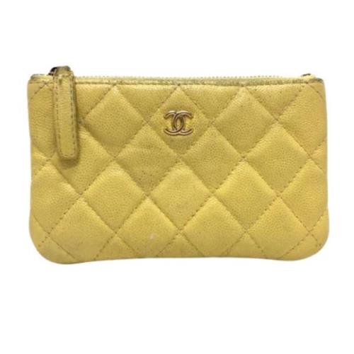 Chanel Vintage Pre-owned Laeder chanel-vskor Yellow, Dam