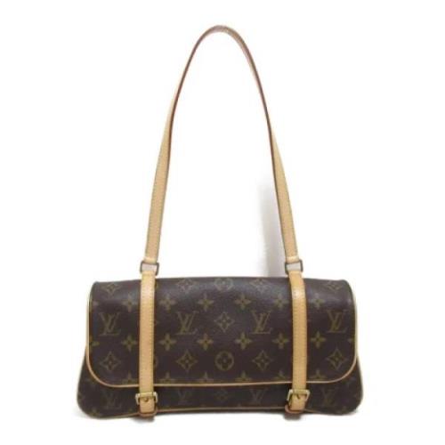 Louis Vuitton Vintage Pre-owned Canvas louis-vuitton-vskor Brown, Dam