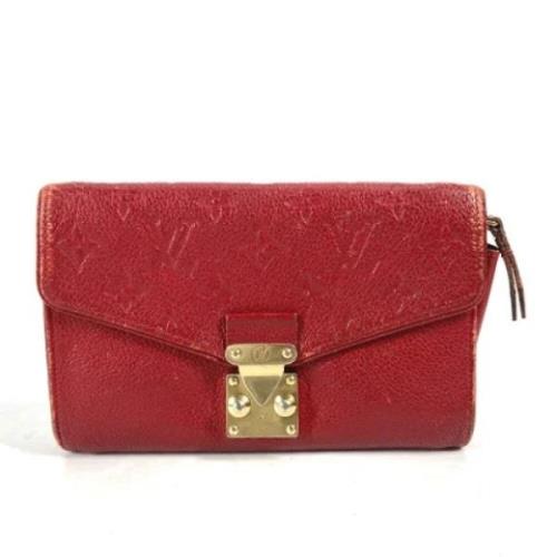 Louis Vuitton Vintage Pre-owned Tyg plnbcker Red, Dam