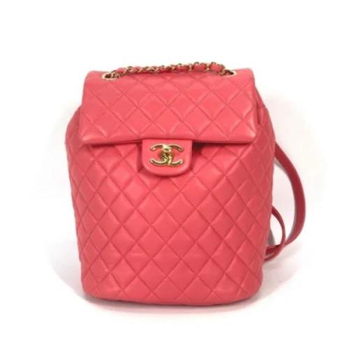 Chanel Vintage Pre-owned Laeder chanel-vskor Pink, Dam