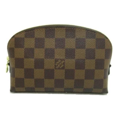 Louis Vuitton Vintage Pre-owned Canvas handvskor Brown, Dam