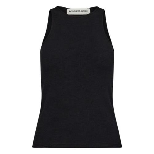 Designers Remix Basisk Tanktop Black, Dam