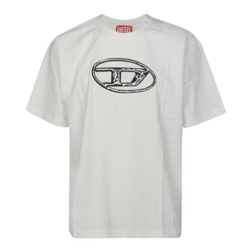 Diesel Logo T-shirt T-Boxt-Q22 White, Herr