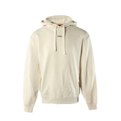 Hugo Boss Ivory Bomullsweater för Herrar Beige, Herr