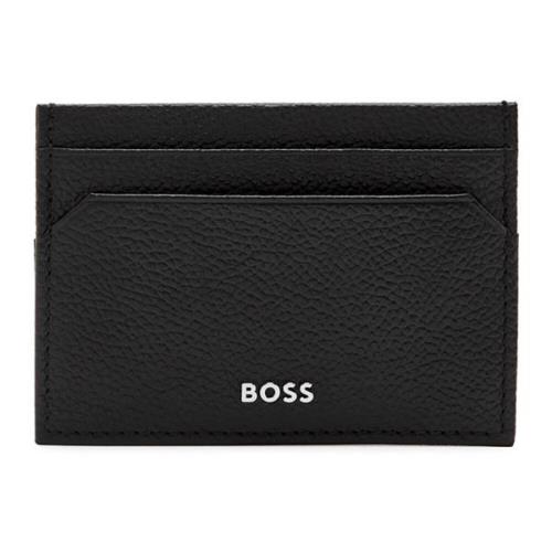 Hugo Boss Modern Läderkorthållare Black, Herr