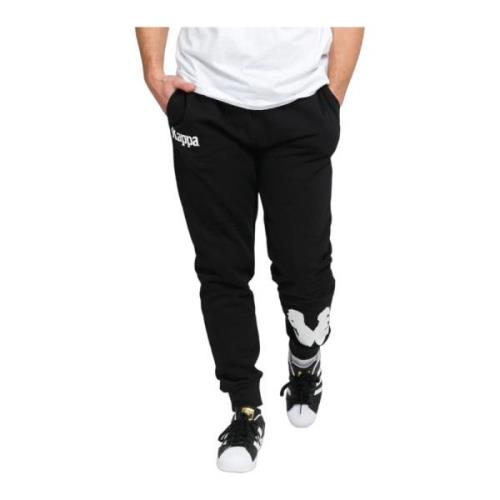 Kappa Trousers Black, Herr